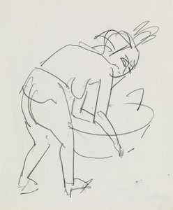 Femme se lavant - Ernst Ludwig Kirchner